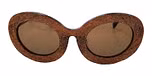 Brown with Glitter / Brown color UV400 protection lenses