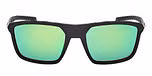 MATTE BLACK / MATTE BLACK / GREEN MIRROR