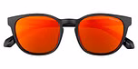 Matte black / Orange • Solid smoke
with orange flash mirror (Cat 3)