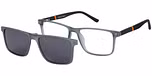 Grey with Grey Clip-on