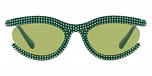Green / Green / Light Green Flash Silver