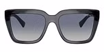 Transparent Grey / Grey / Gradient Dark Blue