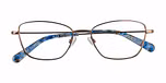 Shiny bronze / Blue & blue tort