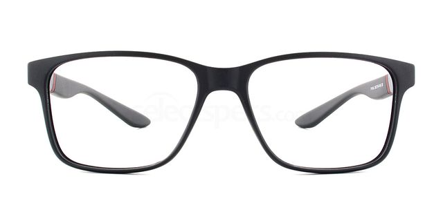 Savannah - 7113-C - Black w/ Grey/Red Temple Piece
