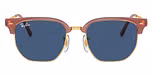 Opal Pink On Gold / Dark Blue