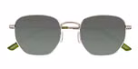 Silver / Green Lenses