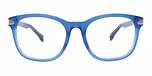 Blue / Matt silver
