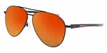 BLACK / RED MATTE MIRROR(DOUBLE) POLARISED