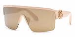BEIGE+PINK/BROWN/MIRROR GOLD