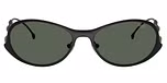 Powder matte black / Dark green