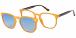 Mustard with Blue Clip-on