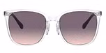 Transparent / Transparent / Pink Gradient Dark Violet