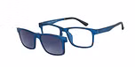 Blue with Gradient Blue Clip-on
