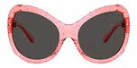 Transparent Pink / Pink / Dark Grey