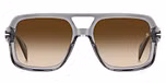 GREY CRYSTAL / BROWN SHADED