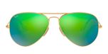 MATTE ARISTA / gold / crystal grey mirror green (Flash Lenses)