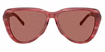 Striated red / Dark violet
